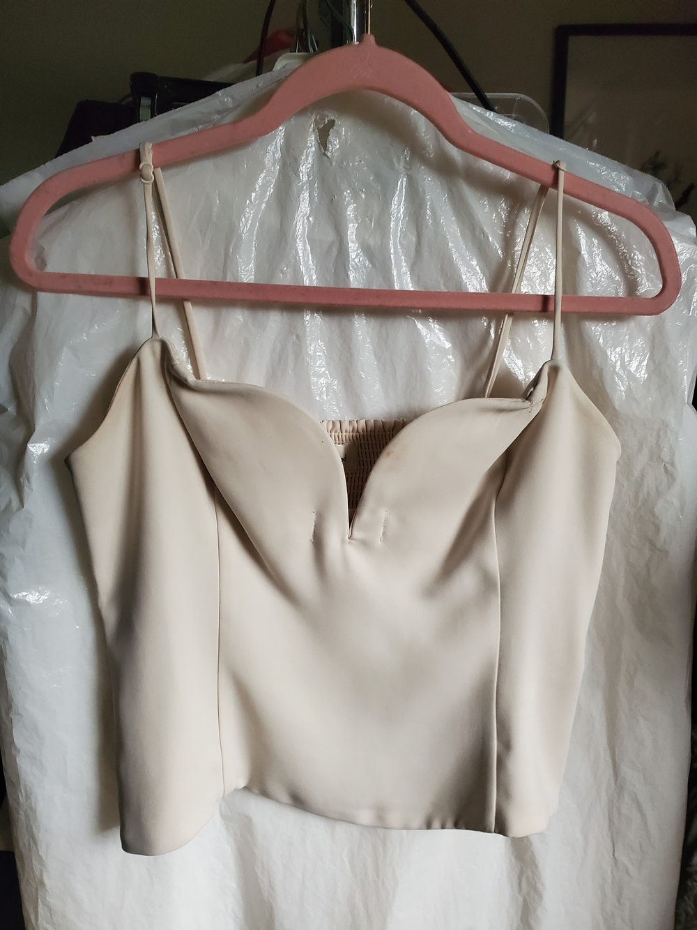 Wilfred Cream Sweetheart Spaghetti Strap Cami Novella